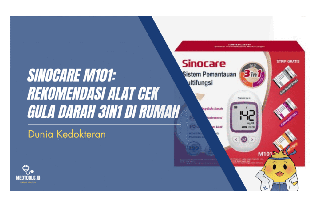 Sinocare M101: Rekomendasi Alat Cek Gula Darah 3in1 di Rumah